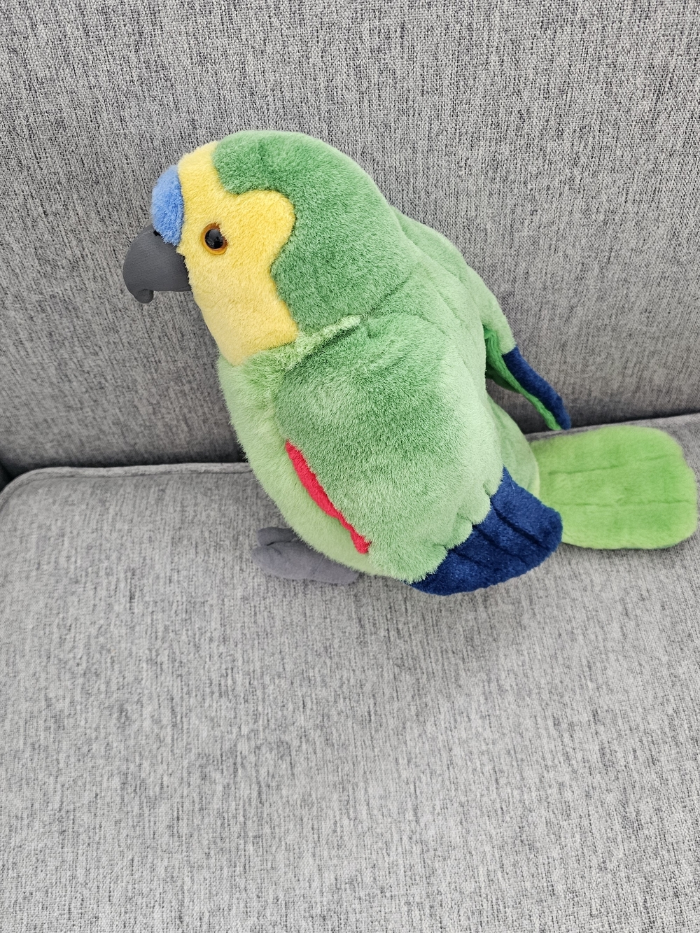 Wild Republic Green Plush Amazon Parrot Toy 2003
